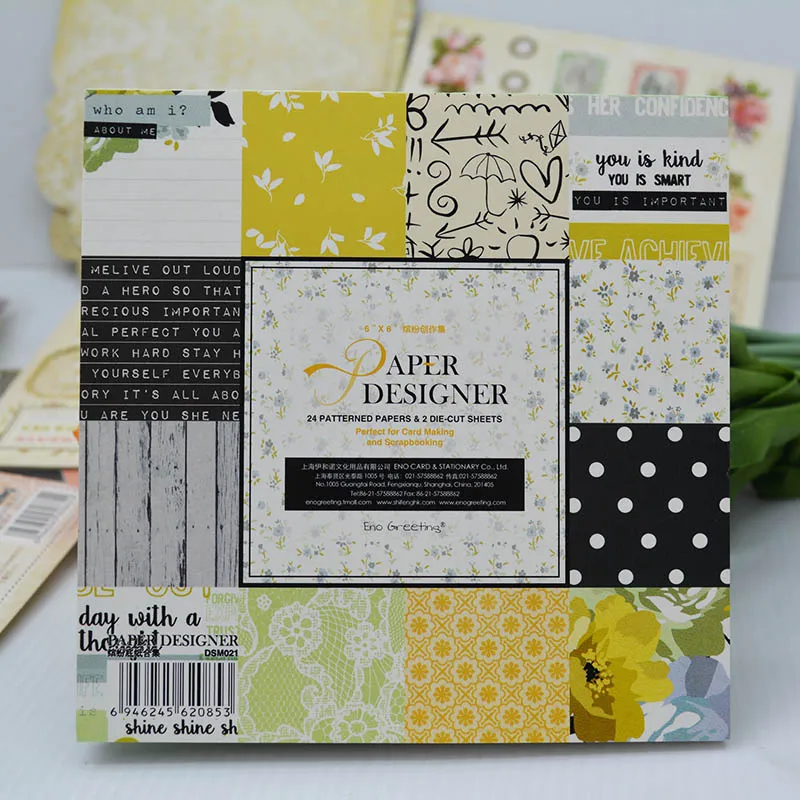 

6'' Square Crafts paper bunch Paper designer Perfect for card making and scrapbooking Rustic papers/christmas paper