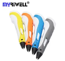 Последним 1.75 мм ABS/PLA DIY Smart 3D Печать Ручка 3D Ручка Чайник + 10 М Нити + Адаптер Творческий подарок Для Детей Рисунок Живопись