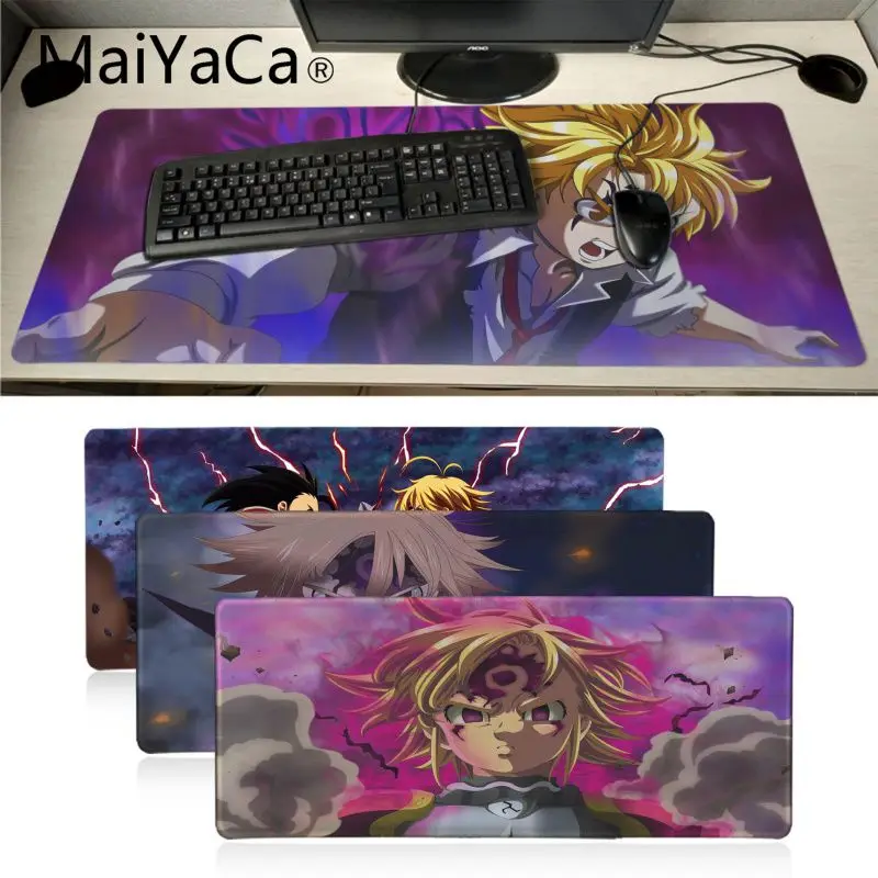 Maiyaca Nanatsu no Taizai мышь семь смертных грехов прочный Настольный коврик для мыши с