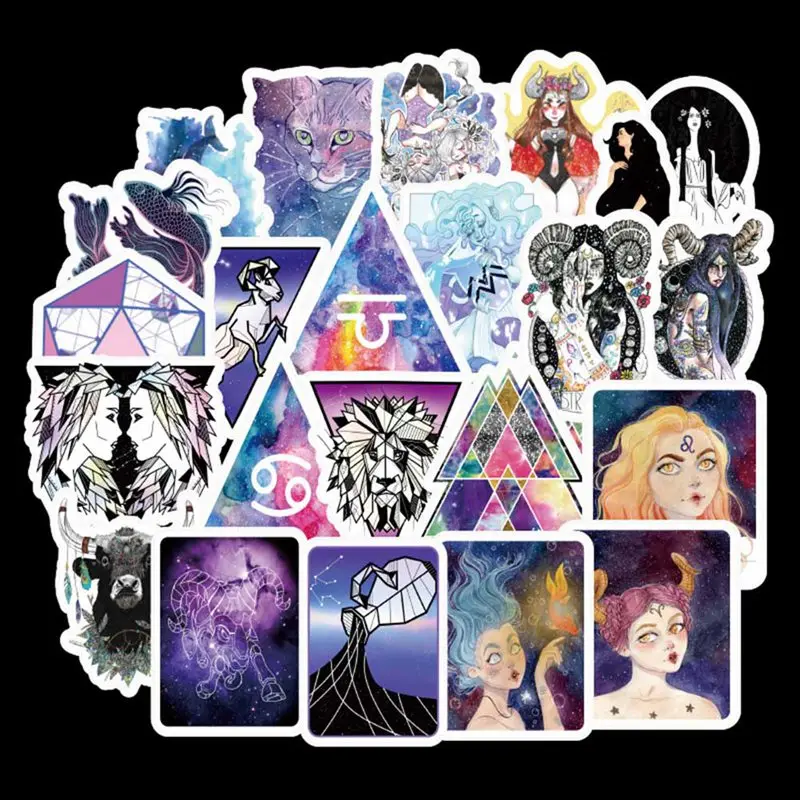 

100pcs Galaxy Sticker Graffiti Funny Stickers for DIY Sticker on Travel Case Laptop Skateboard Guitar Fridge Fashion Gift