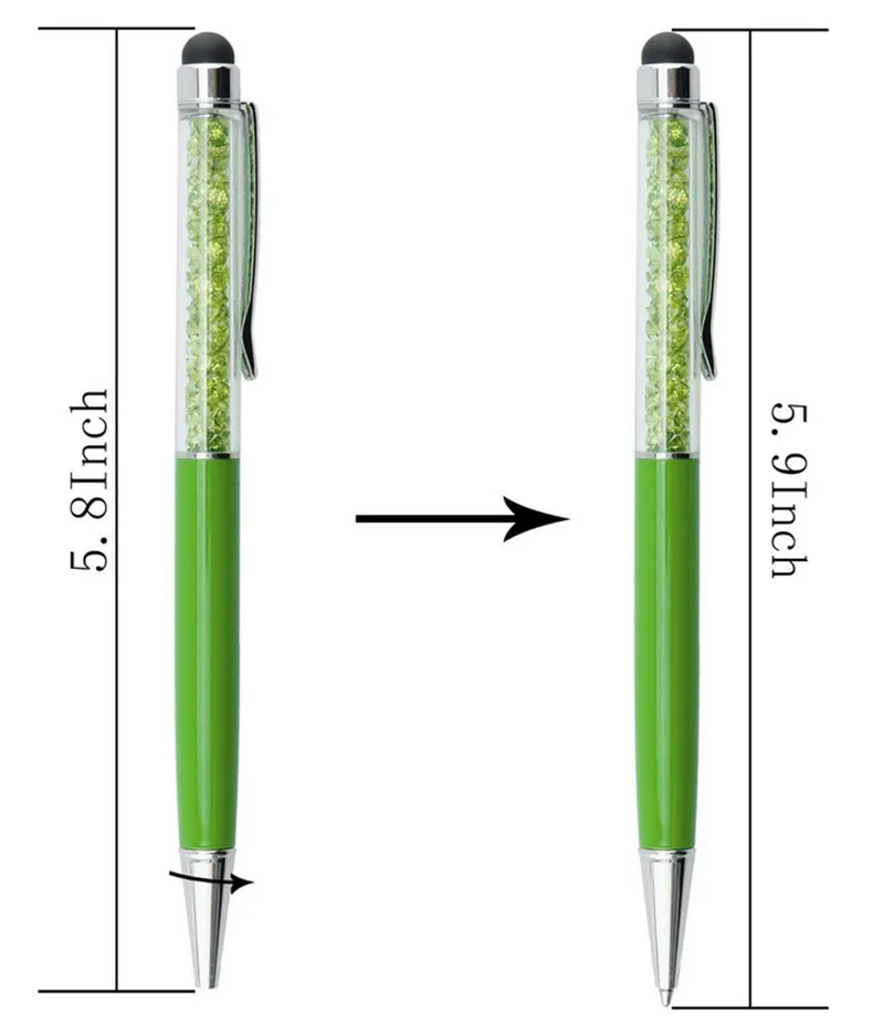 

ULIFART Touch Stylus Pen 2 in 1 BallPoint Pen For Mobile Phone IPhone IPad Samsung Tablet