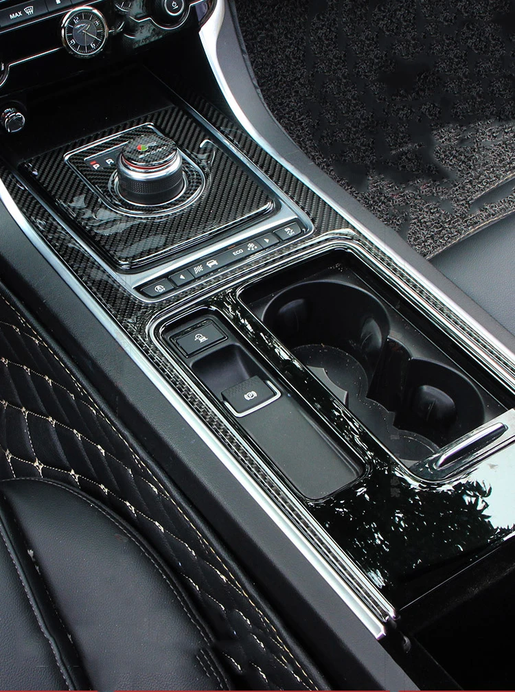 Стайлинга автомобилей Аксессуары для Jaguar XFL E F-PACE xe xf XEL XJ S R спортивный автомобиль стикер автомобиля внутреннее покрытие из углеродного волокна декоративные наклейки