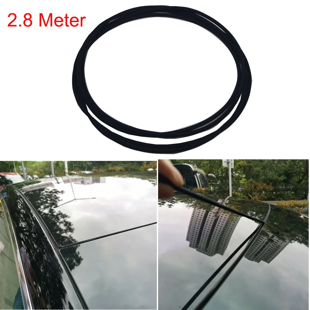 

New 2.8m Windshield Roof Wind Guard Noise Lowering Reduction Seal Kit Weatherproof Durable Reflect Fit For Tesla Model 3#297549