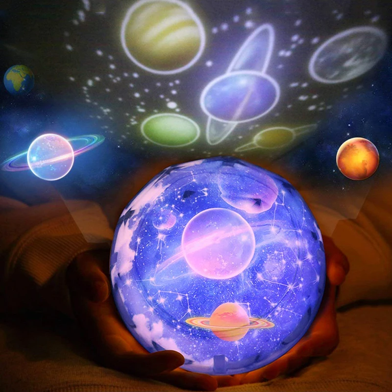 LED Star Master Night Lights Starry Sky Magic Planet Projector Lamp Cosmos Universe Luminaria Baby Nursery Holiday Birthday Gift (4)
