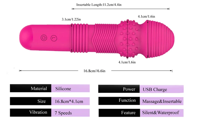 FAAK Silicone Magic AV Wand Body Massager Sex Toy Female Masturbator  7 speed Powerful clit Vibrators for Women Man Sex Products 3