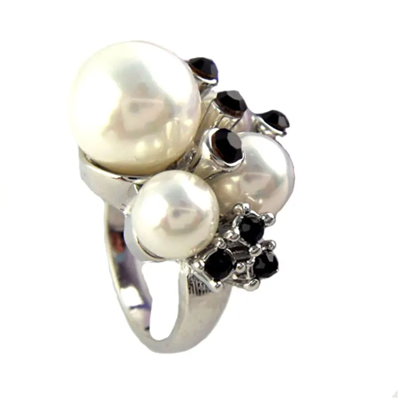Женское металлическое кольцо с имитацией под жемчуг|pearl ring|pearl rings for womenrings women |