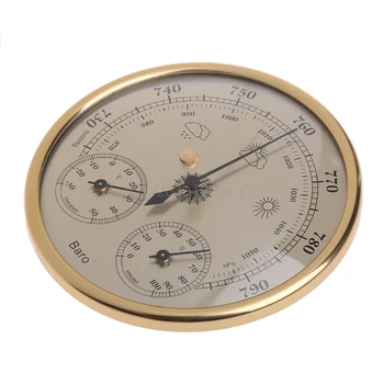 

Wall Mounted Household Barometer Thermometer Hygrometer Weather Station Hanging J12 dropshipping