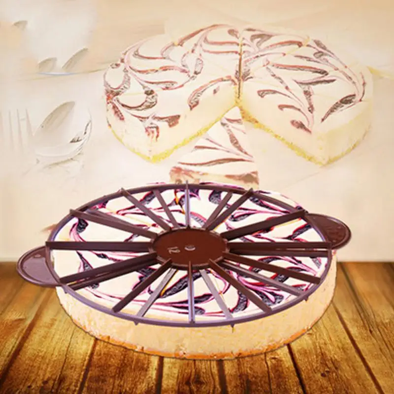 

Cake Divider Slice Pie Cake 10 / 12 Piece Equal Portion Marker Divider Random Color