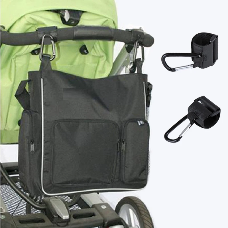 2pcs Baby Wheelchair Pram Carriage Bag Hanger Stroller Accessories Hook Clip