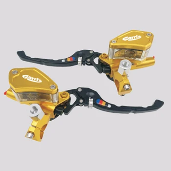 

Motorcycle Double disc Side push Brake Pump Lever Adjustable Handle Master Cylinder Racing Universal For HONDA Yamaha Kawasaki