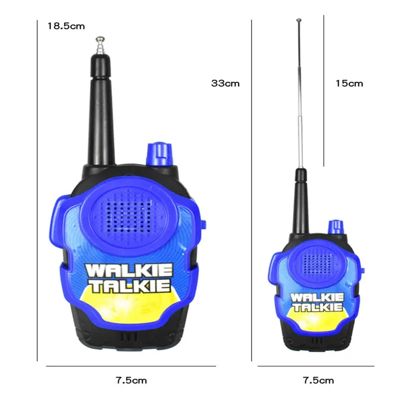 2 шт. детский телефон-рация игрушки электронные гаджеты на батарейках радио беспроводная рация домофон говорящая игрушка 20