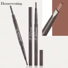 Карандаш прочного Водонепроницаемый двуглавый Кисть автоматического бровей Длинные