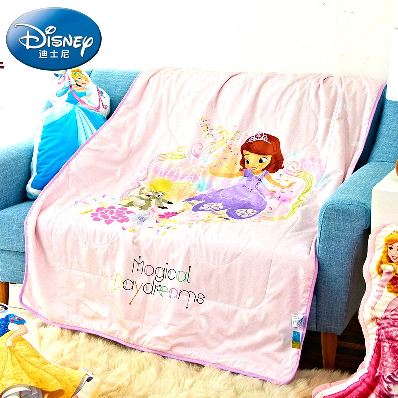 120X150cm Cotton material Disney Air Conditioner Baby summer cool Children's cotton thin quilt Cartoon Lovely | Дом и сад