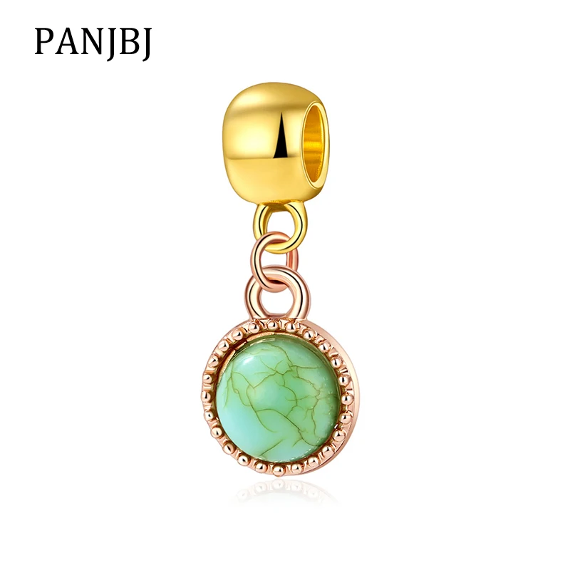 Новый оригинальный сплав посеребренные бусины Сплав Зеленый Камень Висячие