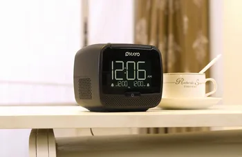 

with Sleep Timer Snooze Temperature Display USB Charger AUX Player Radio Alarm Clock FM Digital Table Clocks