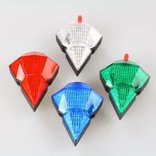 Cycling Bicycle Tail Light 8x LED Laser Waterproof Rear Warning Lamp Rechargeable Battery Bike Rear Warning Lihght
