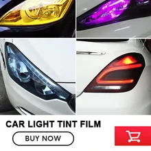 30cm x9m Auto Car Tint Headlight Taillight Fog Light Vinyl Smoke Film Sheet Sticker Cover Car styling
