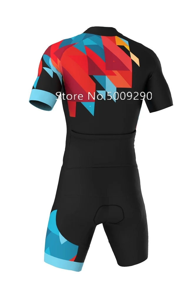 Велоспорт Skinsuit Триатлон Speedsuit Trisuit все в одном короткий рукав Speedsuit Maillot Ciclismo Одежда