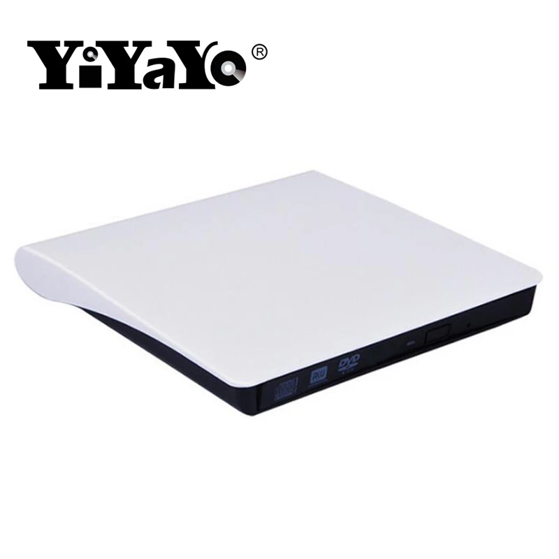 Beste YiYaYo USB 3.0 Bluray Speler DVD BD ROM CD DVD RW Brander Schrijver Spelen 3d movie Externe DVD Drive draagbare voor Windows 10 MAC OS