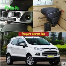 Для Ford Ecosport подлокотник коробка центральный магазин содержание коробка для хранения ford подлокотник коробка с подстаканником пепельница USB интерфейс 2002-2016