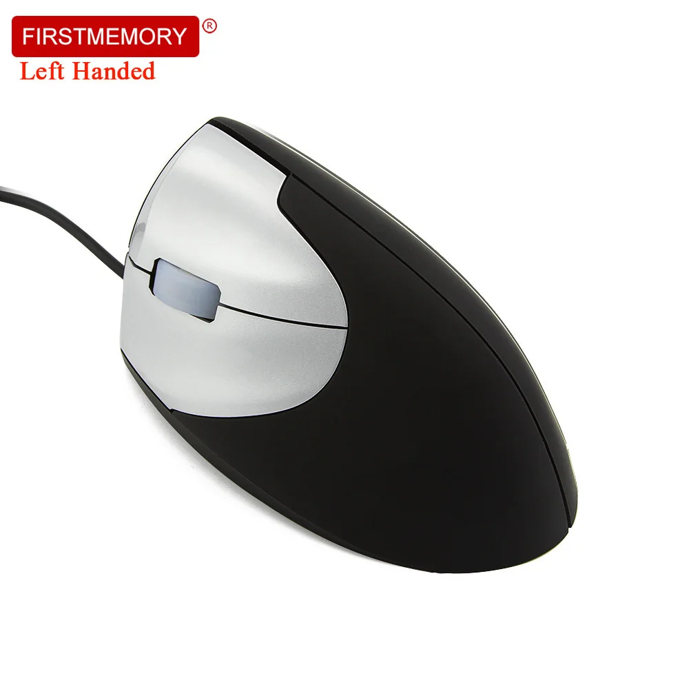 Buy Wired Left Hand Vertical Mouse Ergonomic Computer Mause 800/1200/1600DPI