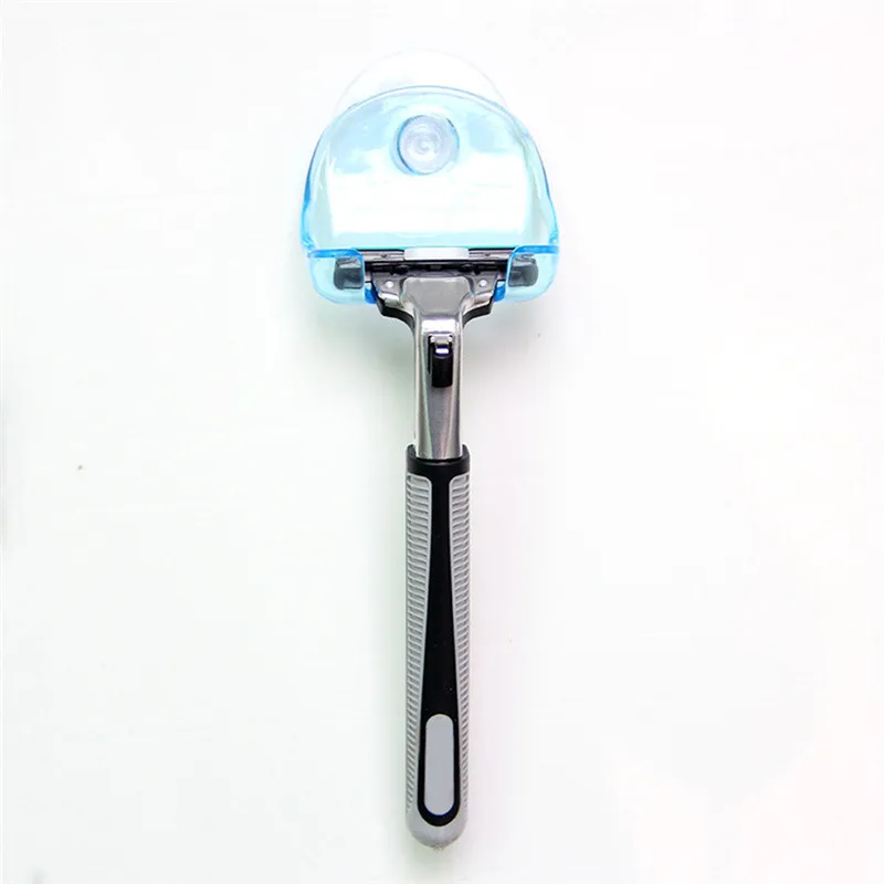

Eco-friendly Plastic Super Suction Cup Shaver Holder Washroom Wall Sucker Hook Razor Bathroom Hot Selling