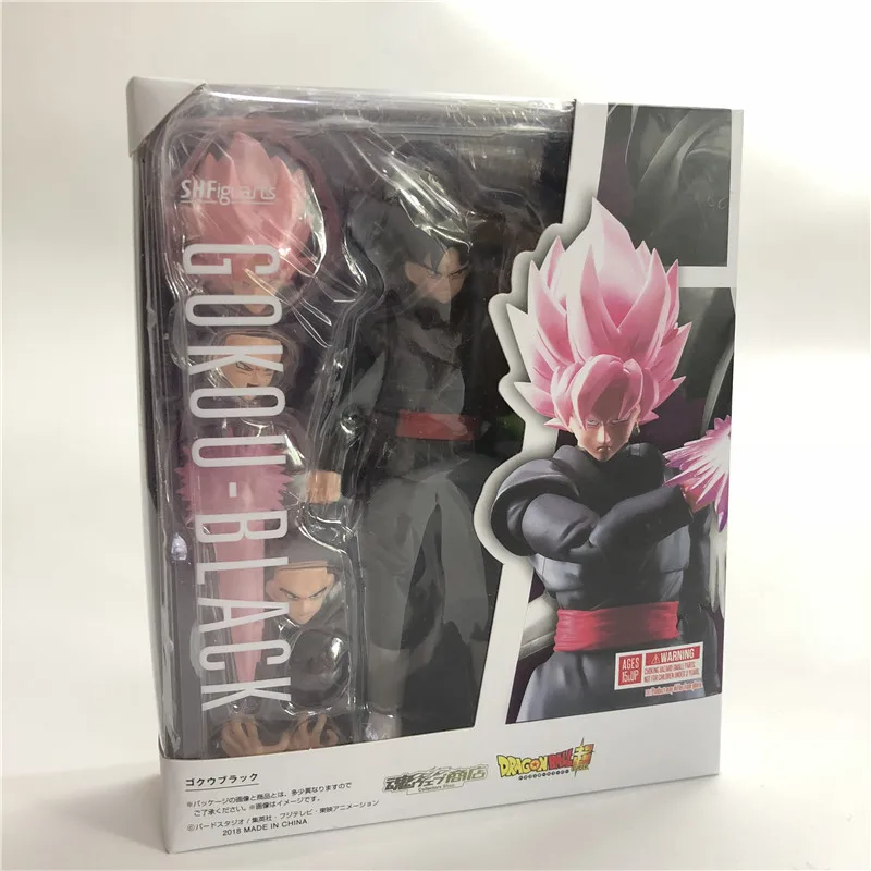 Dragon Ball Z Сон Гоку розовый черный Zamasu Joint мобильность ПВХ фигурка подвижная Коллекция Модель 14 см