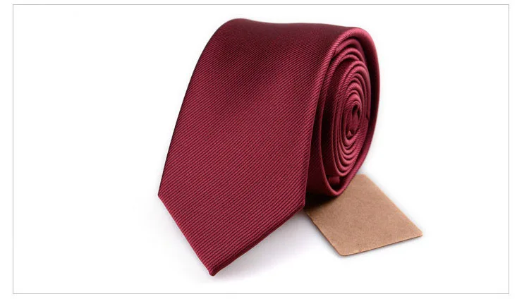 Полиэстер тонкий галстук для мужчин 6 см Для худой шеи галстуки синий черный сплошной горошек Полосатый Бизнес Узкая рубашка с галстуком аксессуары