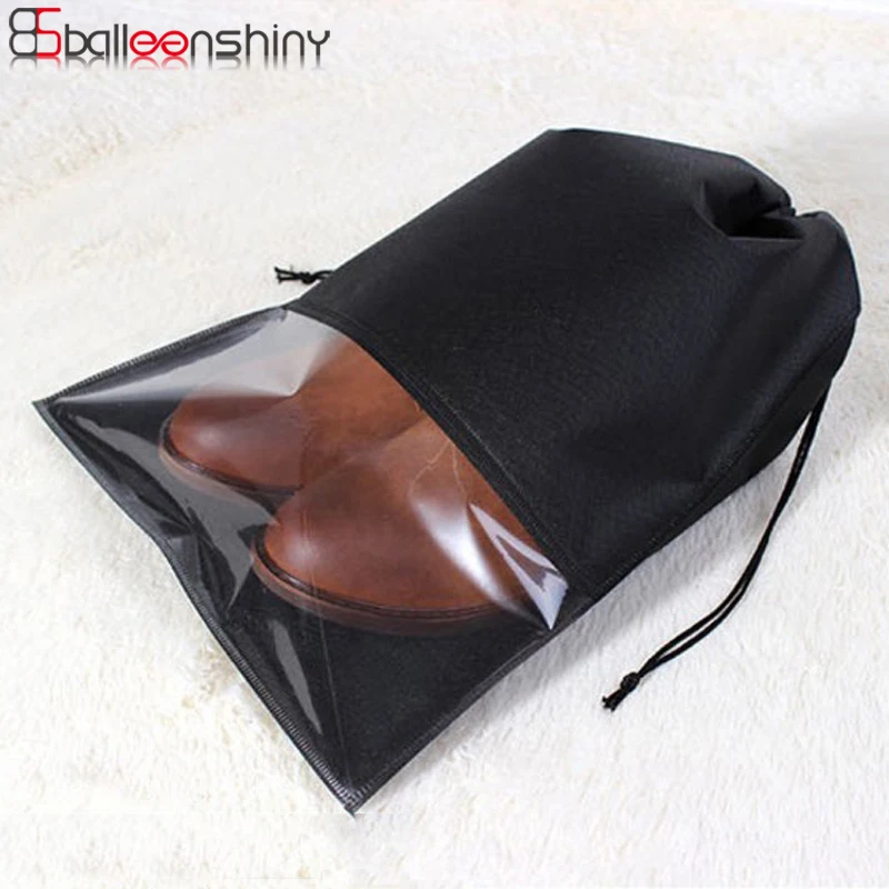 Balleenshiny S L Waterproof Shoes Storage font b Bag b font Pouch Portable Travel Organizer font