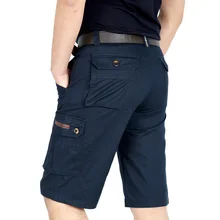 Водонепроницаемые брюки в стиле милитари, шорты, большой размер 30-44, тонкий материал для лета, короткие штаны, masculino