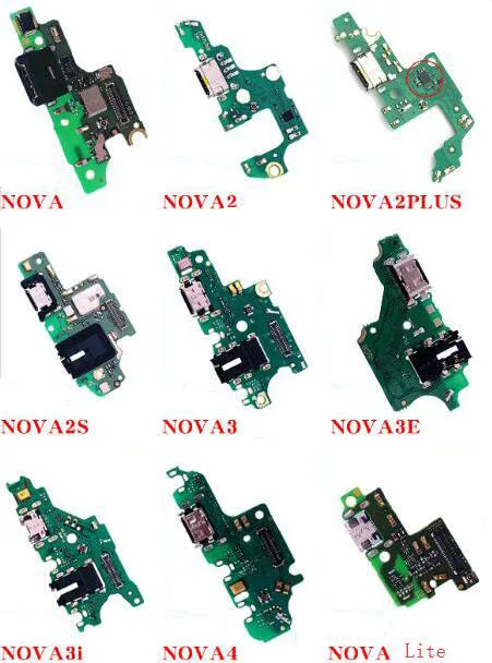 Для Huawei NOVA 2 S Plus/3 3i 3E 4/Nova Lite USB плата Порт ЛЕНТА Flex Micro док-станция разъем зарядное
