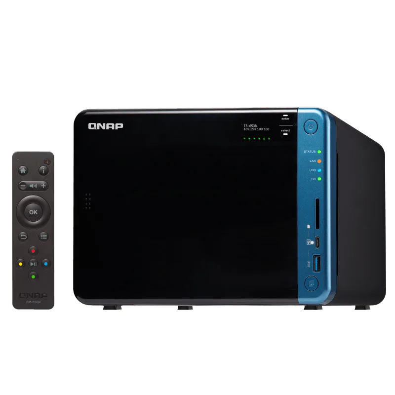 Nas QNAP 4G 6 bay nas сервер nfs облачное хранилище для сети 3 года гарантии|Сетевые