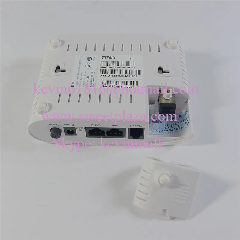 Zte ZXHN F412 EPON ОНУ один ethernet телефон и ITV порт оптической сети FTTH терминал. FiberCore|zte