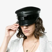 Натуральная овечья кожа кепки s Модные Военные Шляпы Роскошные козырьки для дизайна кепки MZ45