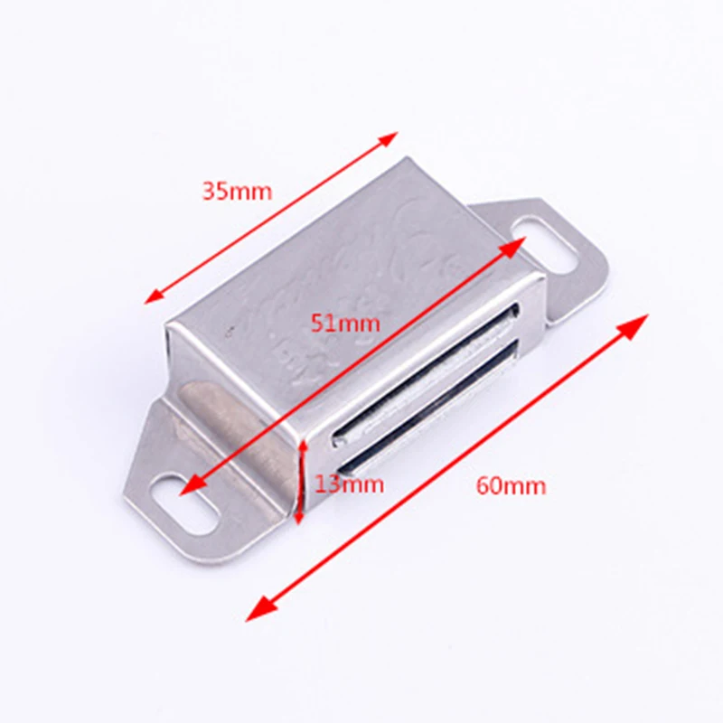 

10Pcs Magnetic Door Stopper Set Stainless Steel Doors Stop Holder for Cupboard Showcase Wardrobe LB88