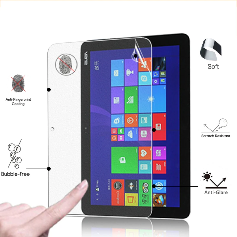 

Premium Anti-Glare Screen Protector Matte Films For Asus Transformer Book T100 Chi 10.1" front matte screen protective films