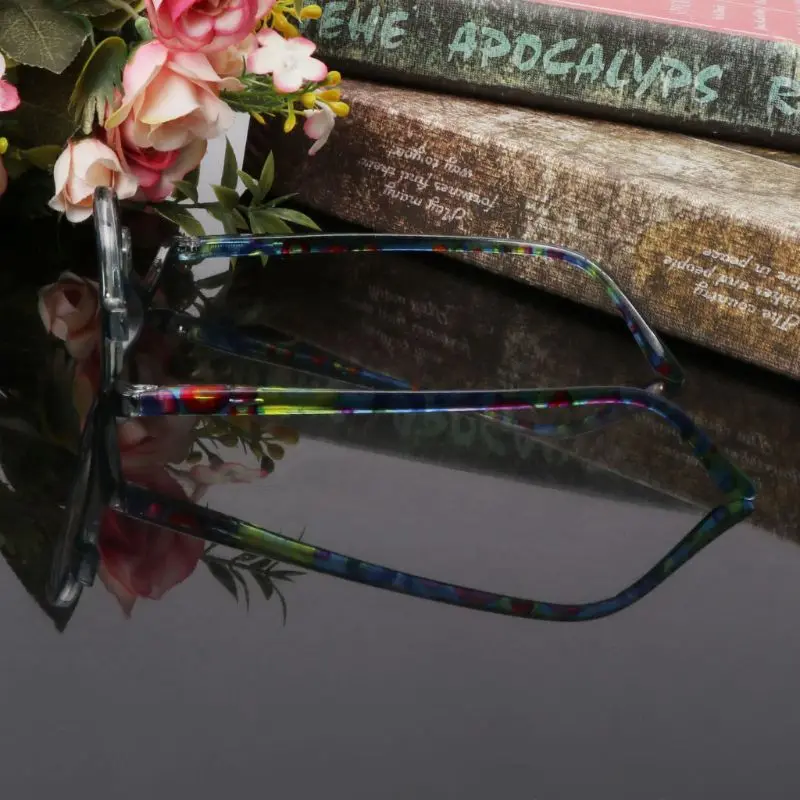 Для женщин Макияж очки для чтения вращающийся Флип макияж глаз очки дальнозоркостью + 1,00 до + 4,0