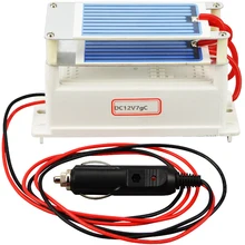 Лидер продаж генератор озона 12v 7g автомобильный озонатор воздуха очиститель Керамика плиты стерилизатор воздуха освежитель воздуха для автомобиля