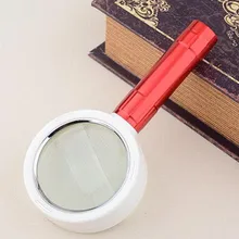 20X LED Illuminated Household Dedicated Handheld Office Reading Magnifier Magnifying Glass Loupe with 10pcs Lamps