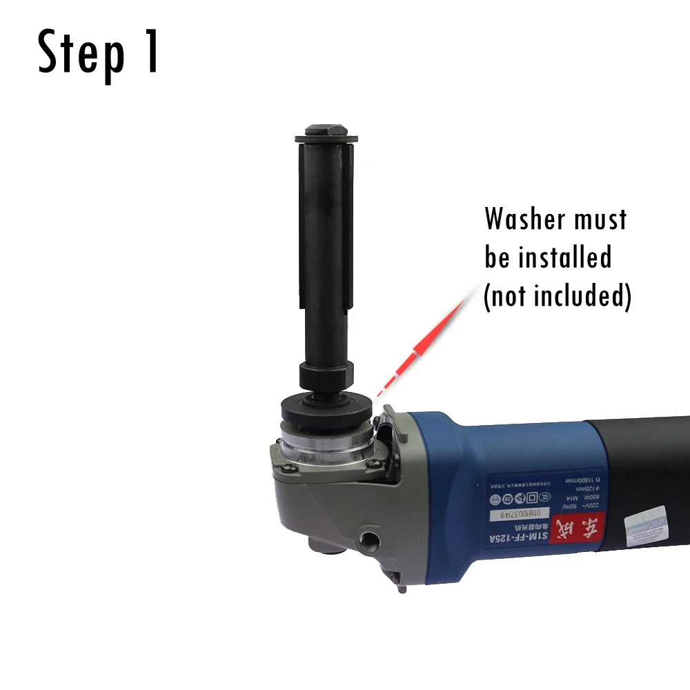 Hand held Linear Polisher Parts Angle Grinder Adapter Protective Cover Bulgarian Extension Handle