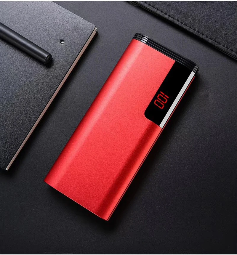 Внешний аккумулятор на ЖК дисплей цифровой 20000 mah mobile power большая емкость