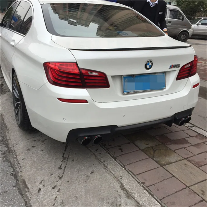 For BMW F10 F18 Spoiler ABS Material Car Rear Wing unpaint Color Rear Spoiler For BMW M5 520i 528i 535i 530i 525i F10F18
