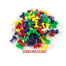 Ассорти Цвет Пластик глава Push Pin для офиса