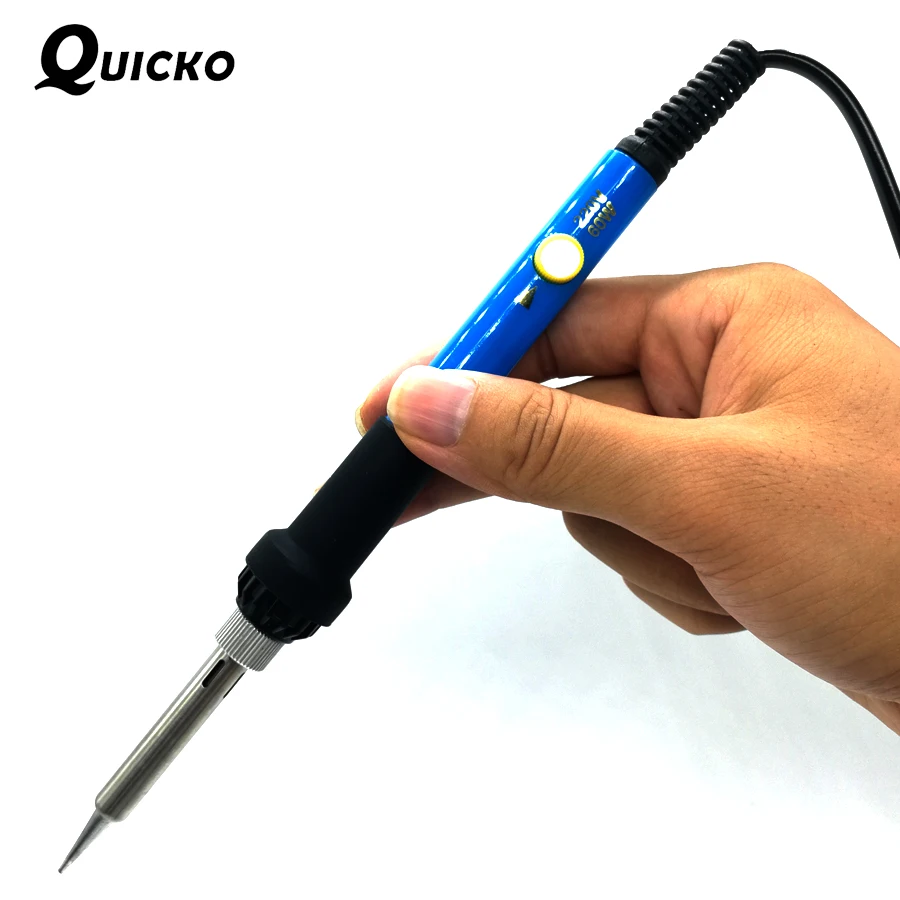 

QUICKO Temperature Adjustable Electric Welding Solder Soldering Iron Handle Heat Pencil Repair Tool + EU Plug Adapter 220V 60W