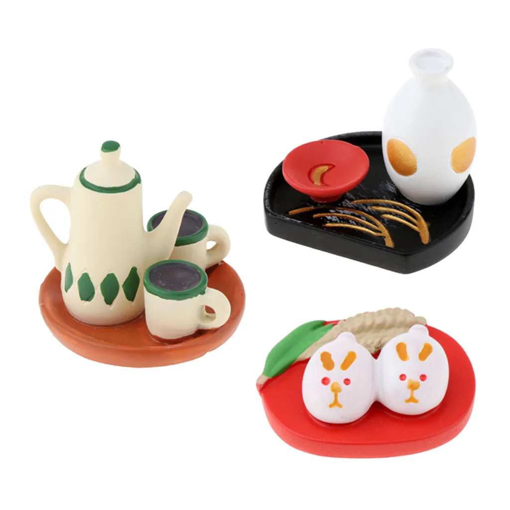 Miniature Resin Ornament Decoration Mini Toy for Children Kids Playing Toy - Japanese Style