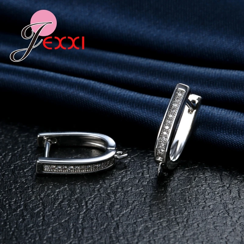 JEXXI-2016-Latest-Design-White-Gold-color-Earwires-Jewelry-Earring-DIY-Making-Accessories-Finding-One-Pair