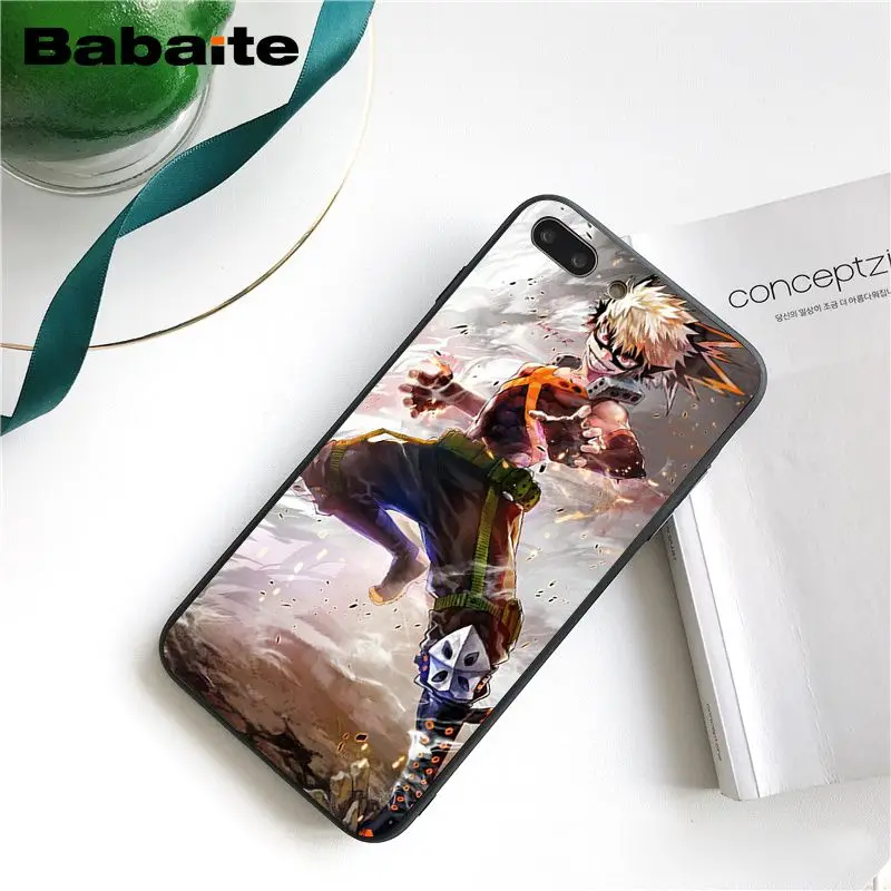 С героями из мультфильма Мой герой Boku без deku bakugou Чехол для мобильного телефона