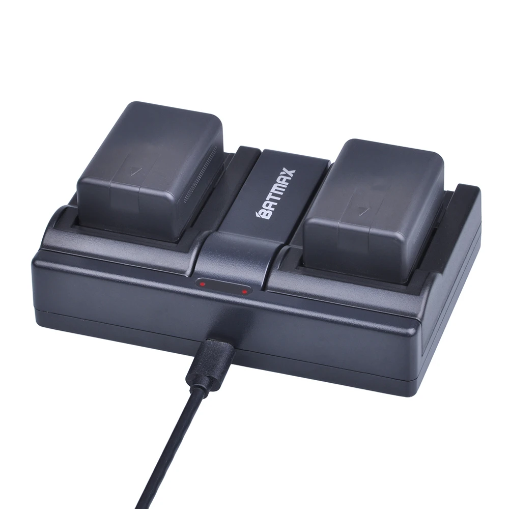 Аккумулятор VW-VBT190 VW-VBT380 2 шт. + зарядное устройство с двумя USB-портами для Panasonic HC-V720