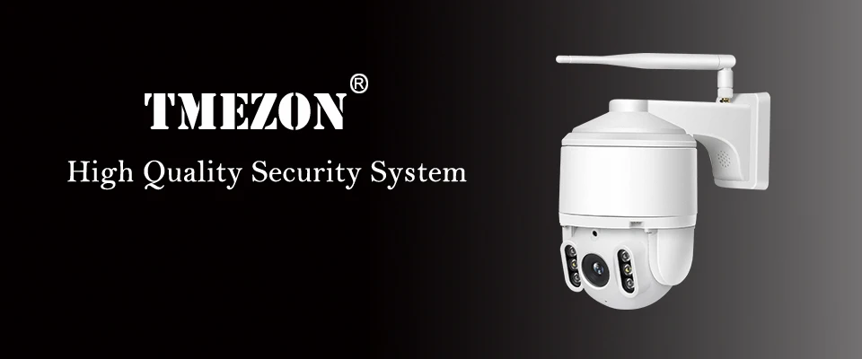 TMEZON PTZ IP камера безопасности 1080P Камера фильтр, отсекающий ИК-область спектра, Ночное видение, e-mail, сигнализация, 2-полосная аудио Всепогодный видеонаблюдения Камера