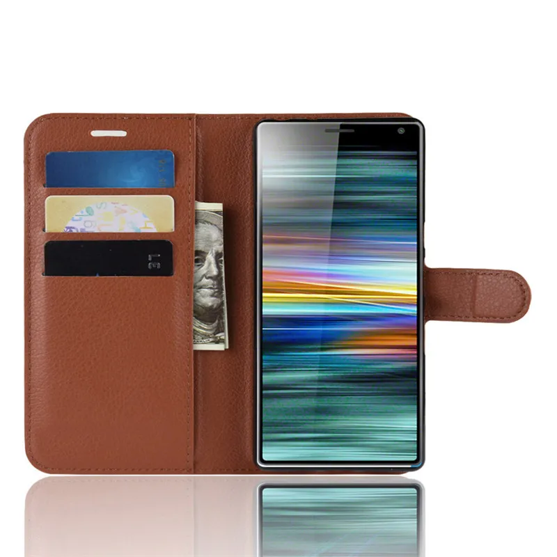 Для sony Xperia 10 Чехол-портмоне с откидной крышкой из искусственной кожи чехол для телефона для sony Xperia 10 Xperia10 I3113 I4113 I4193 I3123 10 Plus чехол
